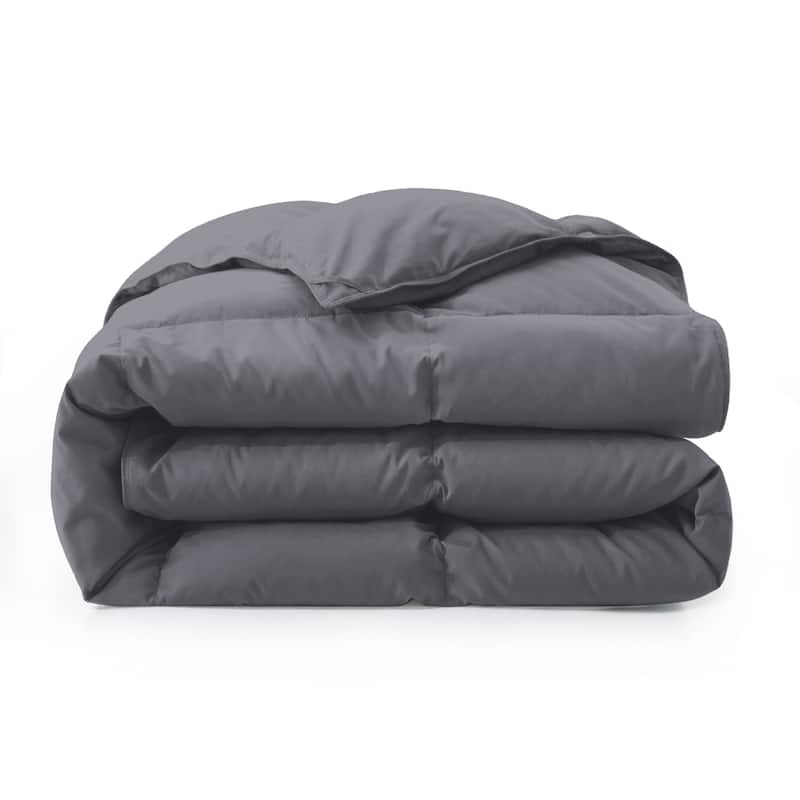Lightweight Summer Flroal & Solid Printed Goose Feather Down Comforter Duvet Insert