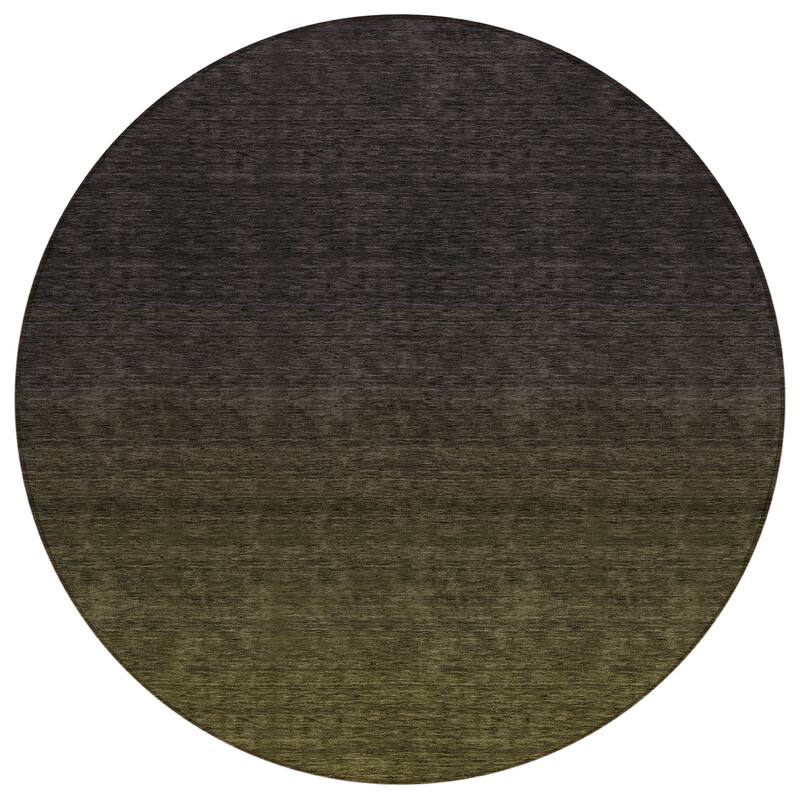 Machine Washable Indoor/ Outdoor Chantille Ombre Solid Rug