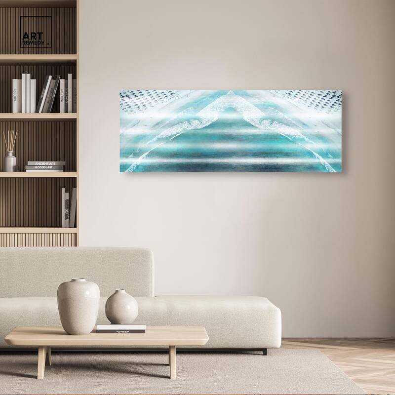 Andare in Spiaggia Panoramic Canvas by Art Remedy, Gallery Wrapped