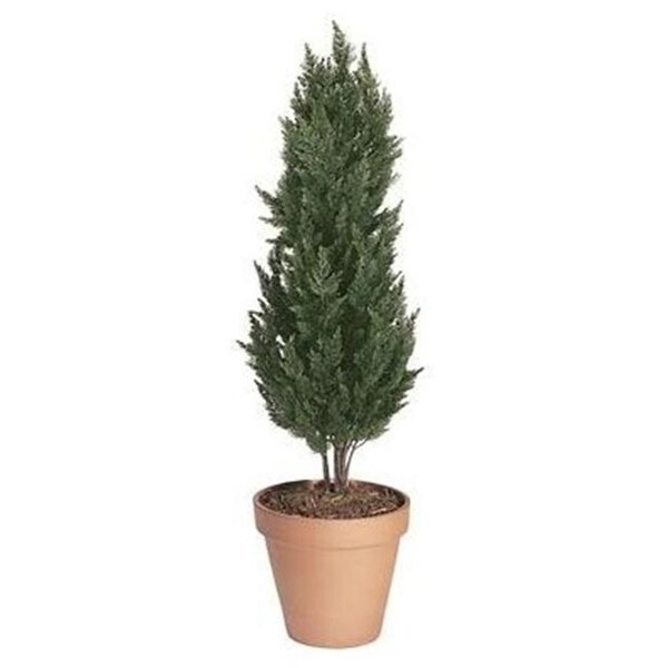 Autograph Foliages A-122 - 56 Inch Polyblend Cypress - Green