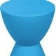 preview thumbnail 115 of 143, Boyd Round Side Table with Ribbed Design Base - Accent Hourglass End Table with Removable Lid for Living Room & Bedroom