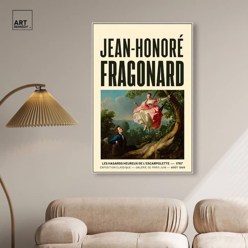 Fragonard's Swing Canvas by Art Remedy