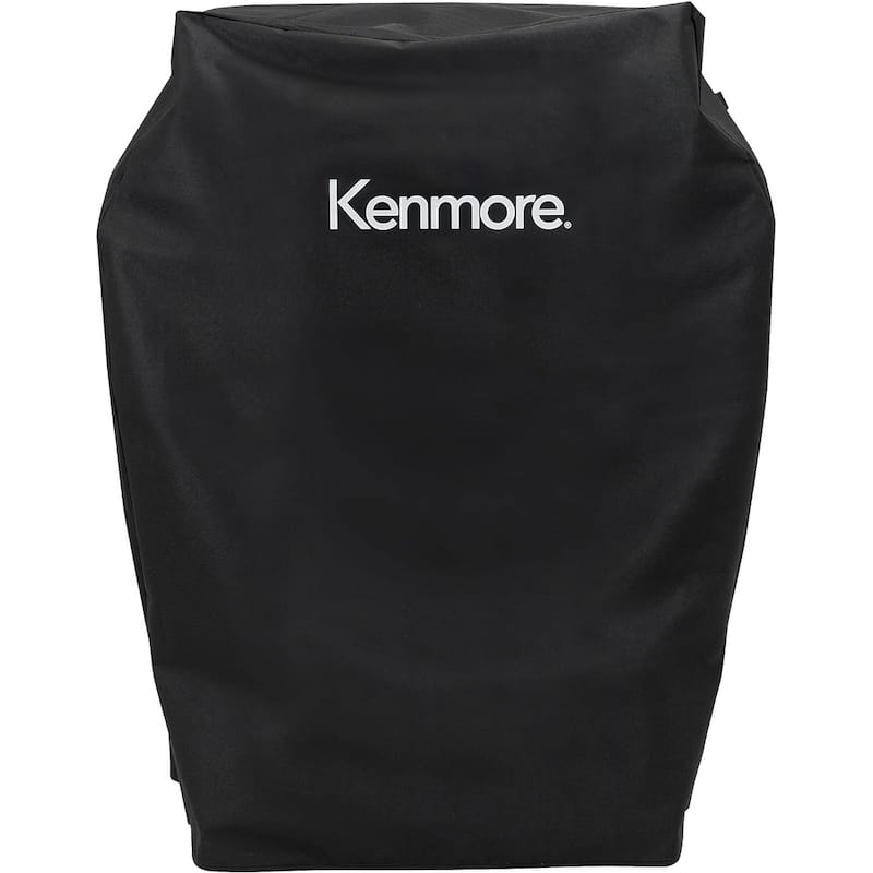 Kenmore 33-Inch Wide Universal Grill Cover for 2- & 3-Burner Gas Grills - 33" W x 42" H x 22.5" D - Black