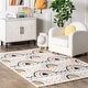 preview thumbnail 1 of 7, Nuloom Kaarina Multi Rainbow Kids Fringe Area Rug 3' x 5' - Blue - Rectangle