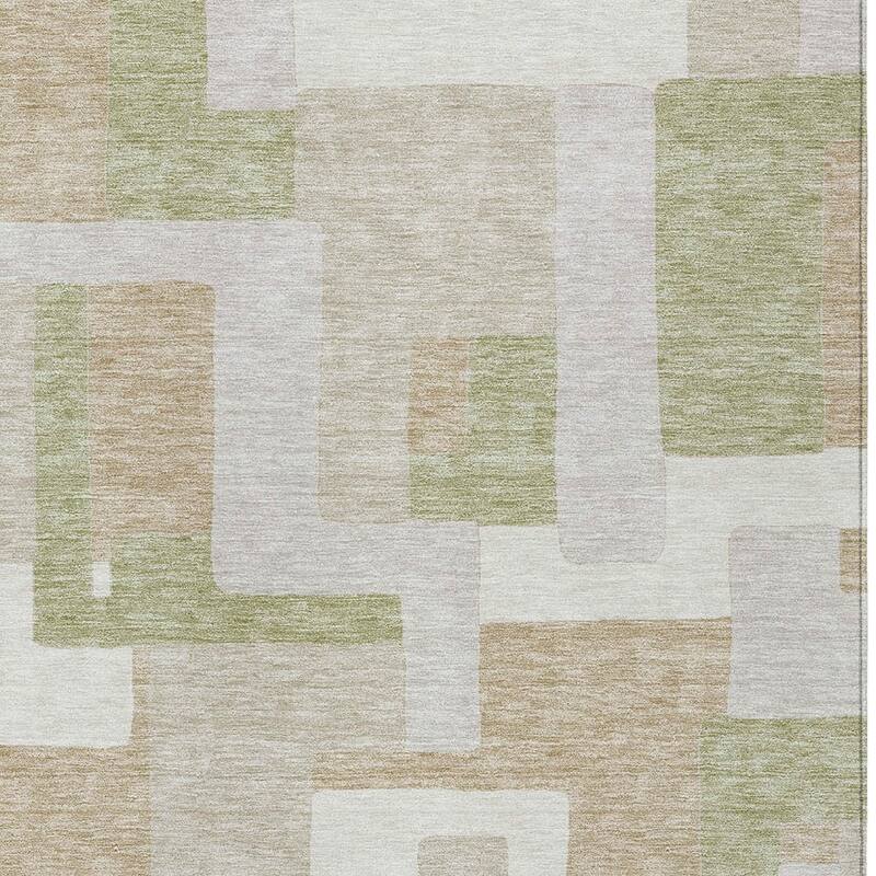 HomeRoots Geometric Transitional Rectangle Outdoor Rug