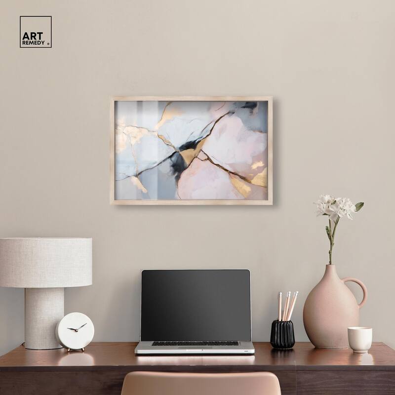 Gilded Veins Shadowbox by Art Remedy