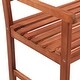 preview thumbnail 4 of 8, vidaXL Patio Bench with Cushion 47.2" Solid Acacia Wood