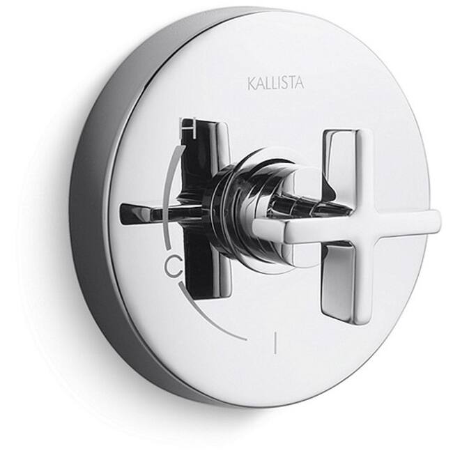 Kallista One Single Function Pressure Balanced Valve Trim with Single - Polished Chrome