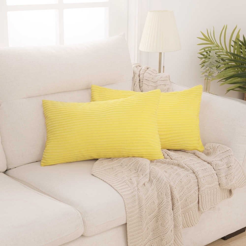Yellow throw pillows for bed outlet