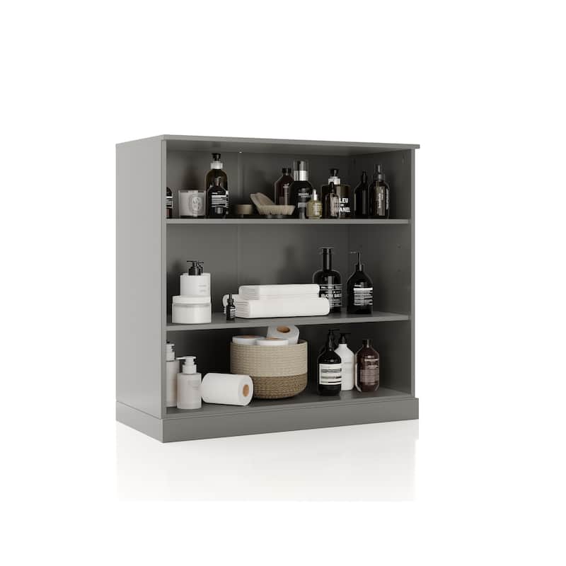 Palace Imports 100% Solid Wood 32" Bathroom Cabinet with Adjustable Shelves