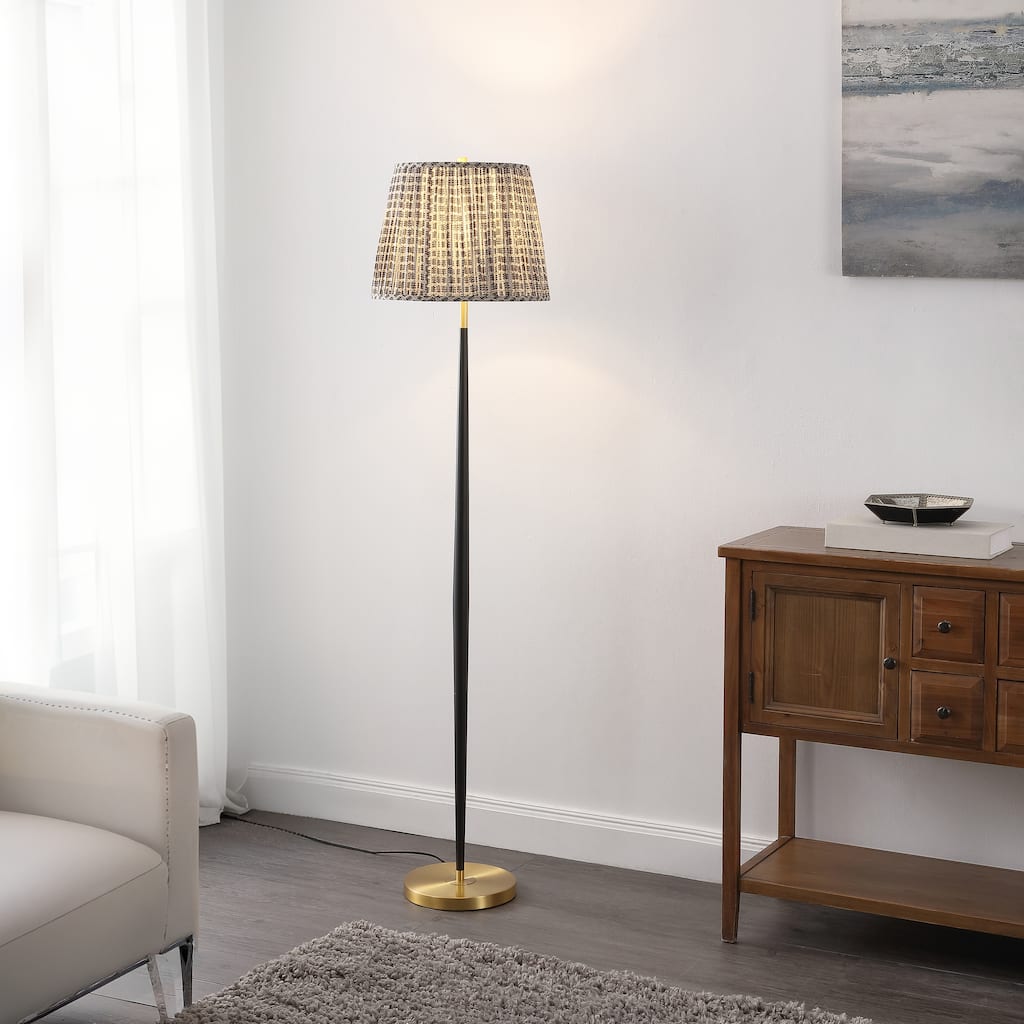 SAFAVIEH Lighting Carlyle, 66-inch, Metal Floor Lamp - 16"W x 16"D x 66"H