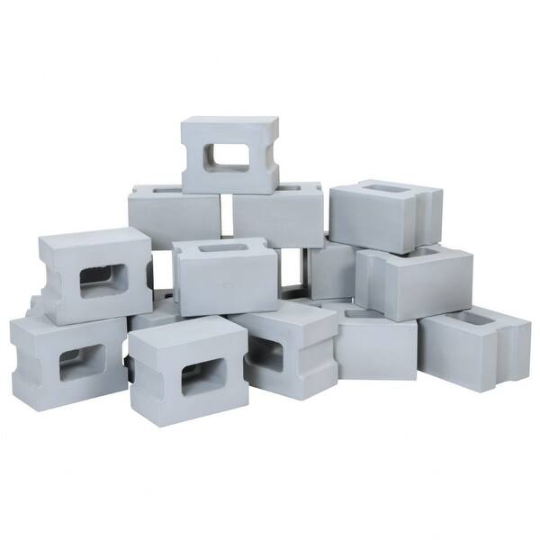 Foam Brick Building Block Set - Actual Brick Size, for Construction and  Stacking (Set of 25)