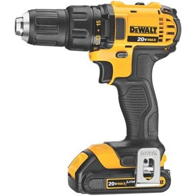 drill dewalt ion 20v max kit ah lithium cordless compact driver
