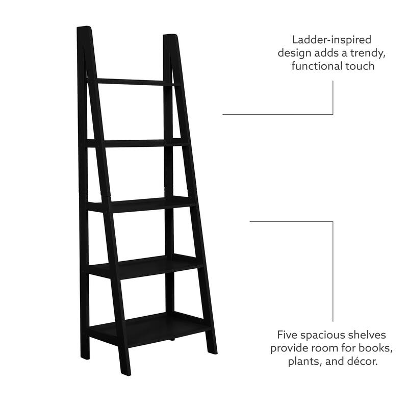 Freya 5-tier Ladder Bookshelf