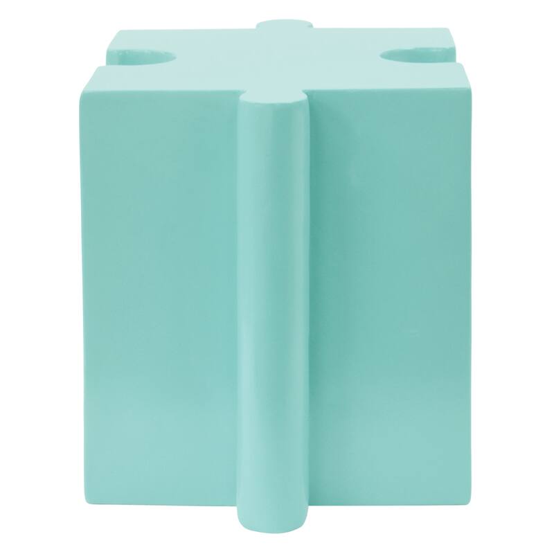 Puzzle Art Side Table, Modular Concave Edge MGO Table - Buy Singles or Combine for Custom Layouts, Indoor & Outdoor