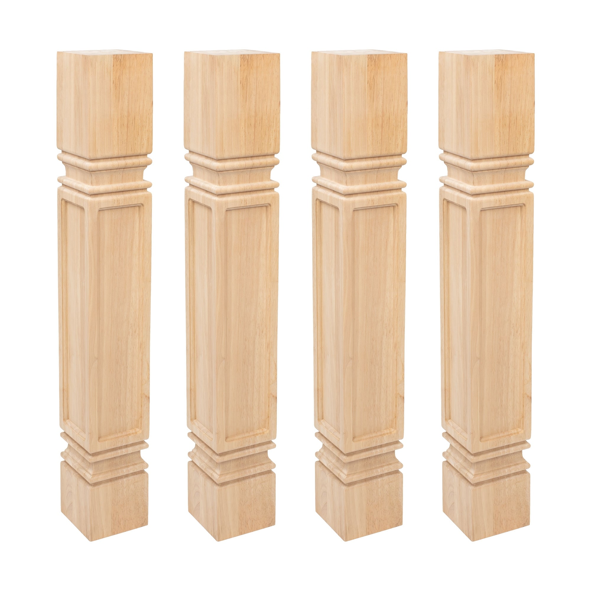 35 1 4 X 5 X 5 Unfinished Solid Hardwood Kitchen Island Leg 4 Pack On Sale Overstock 32133531