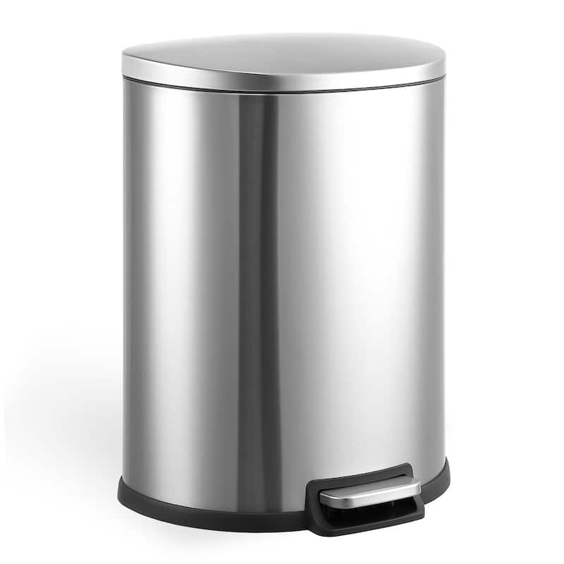 Stainless Steel Trash Can, 50 Liter / 13 Gallon