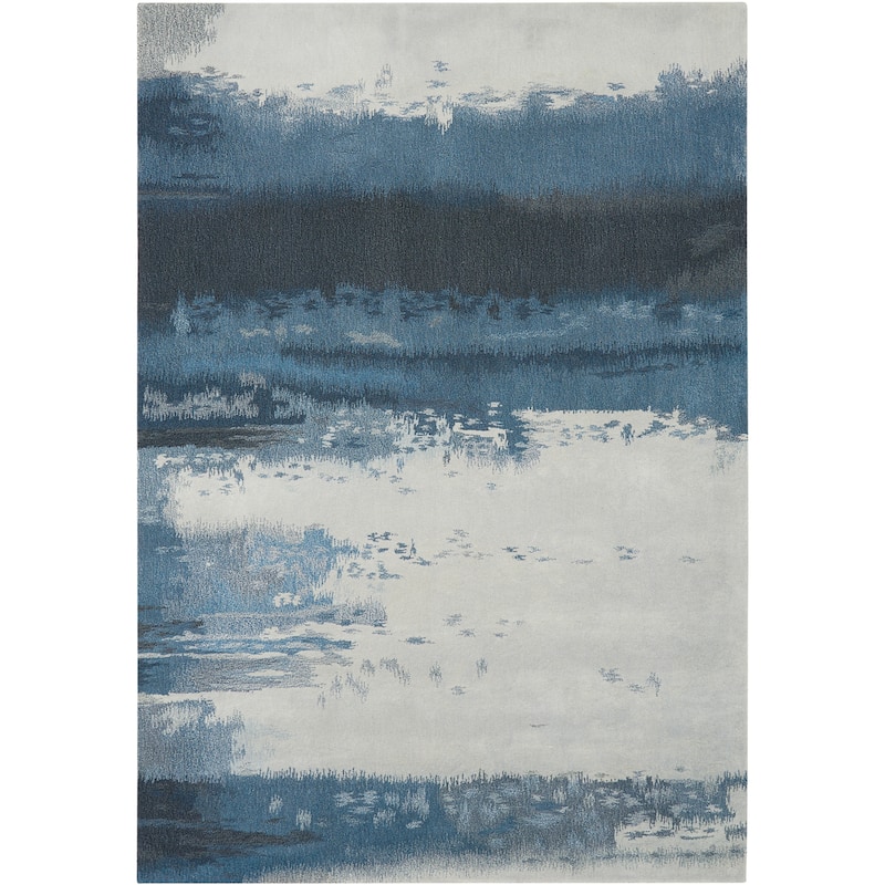 Calvin Klein Home Luster Wash Area Rug - 4' x 6' - Shade - Rectangle