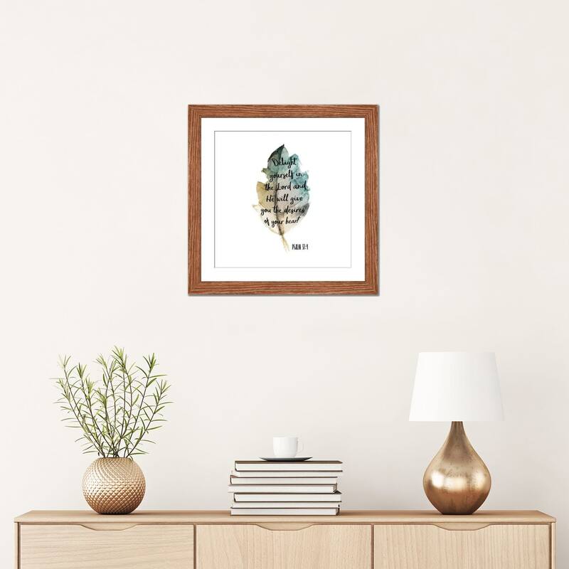 iCanvas "Psalm Leaf IV" by Kimberly Allen