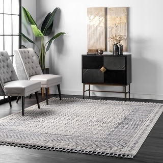 Nuloom Contemporary Faded Diamond Checkers Area Rug