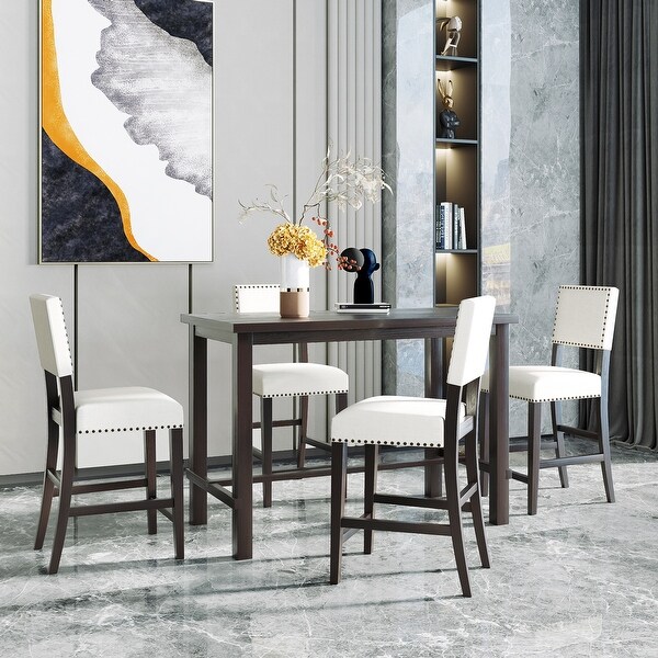 Rectangle counter hotsell height dining table