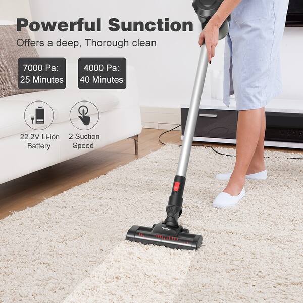 Shop Finether Cordless Stick Vacuum Cleaner With 5 Attachments