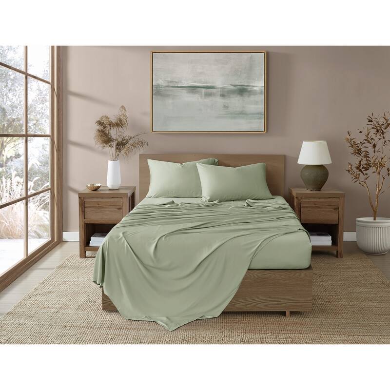 Brooklyn Loom Rayon from Bamboo 4 Piece Sheet Set