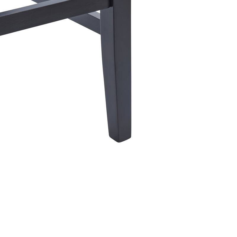 Barstools Set of 2, Counter Height Upholstered Bar Stools for Kitchen Island, Rubberwood Legs Seating 300LBS Weight Capacity