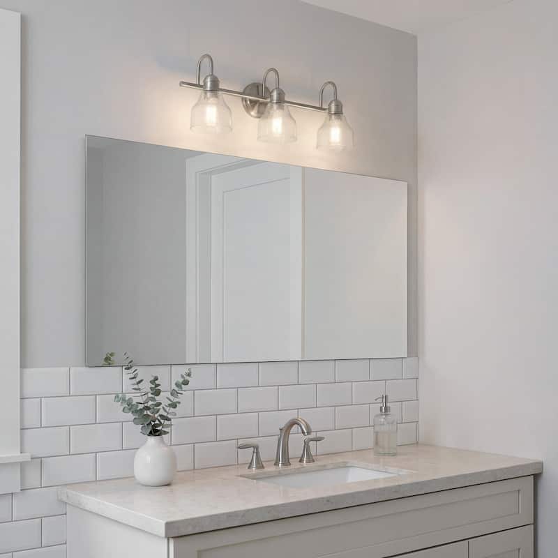 Kichler Lighting Avery 3-light Brushed Nickel Bath Vanity Fixture