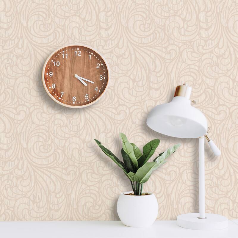 SUSSEXHOME Removable Wallpaper-Waterproof, Strippable, Light Resistance & Cleanable Wall Paper Roll-Wallpaper-Flowery
