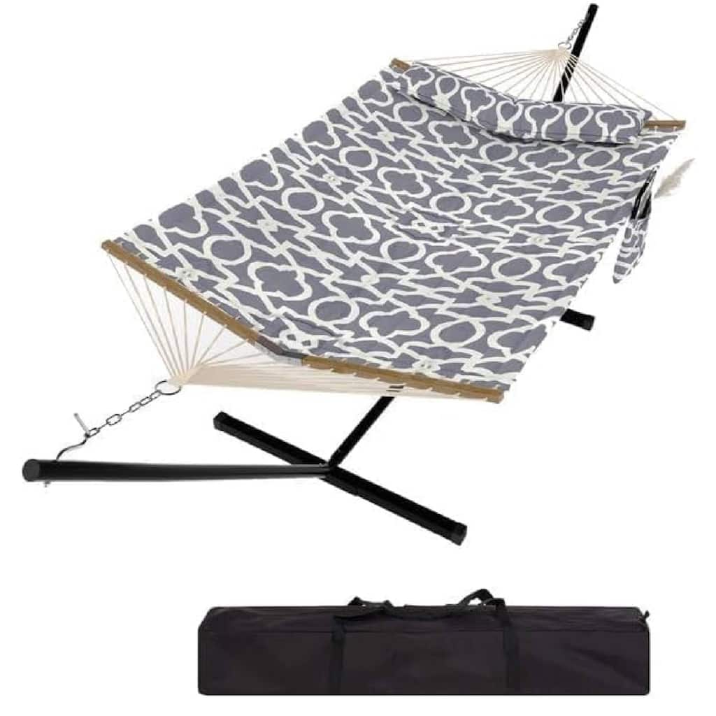 450 LBS Capacity, 2 Person Outdoor Hammock for Patio, Backyard, Garden, Beach