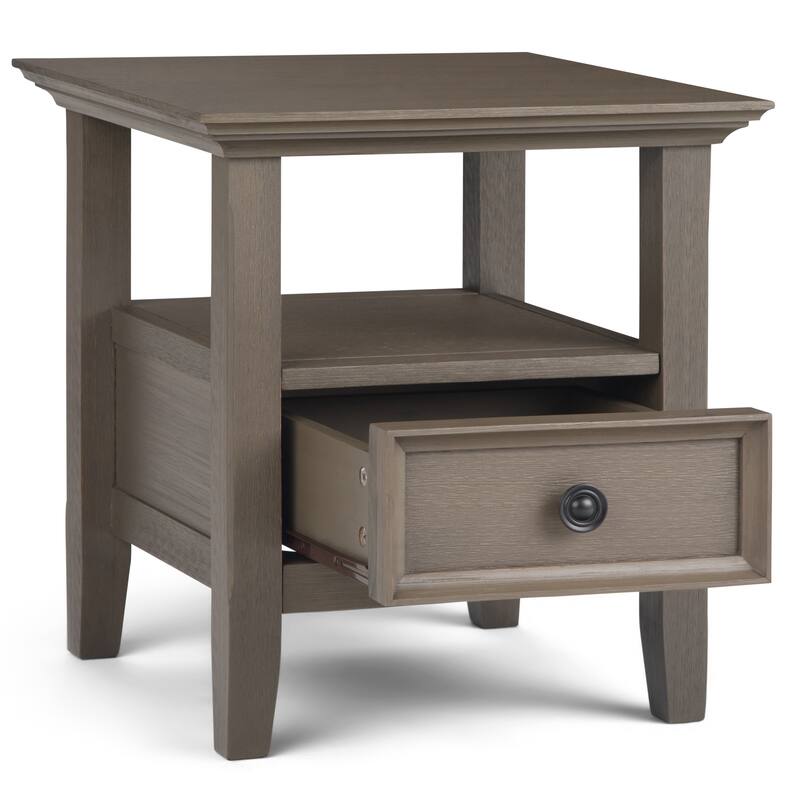 WYNDENHALL Halifax Solid Wood 19-inch Square End Table - 19 inch wide