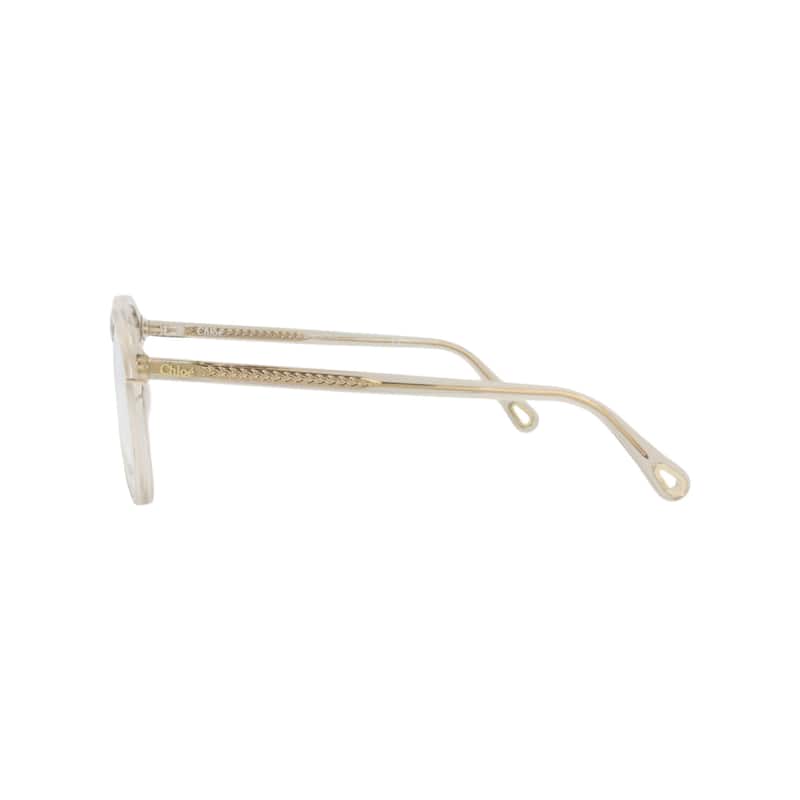 Chloé Aviator-Frame Bio Acetate Optical Frames - Beige Beige Transparent