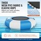 preview thumbnail 6 of 9, 6.5ft Inflatable Recreational Water Trampoline Bounce Swim Platform with 3-Step Ladder and Electric Air Pump