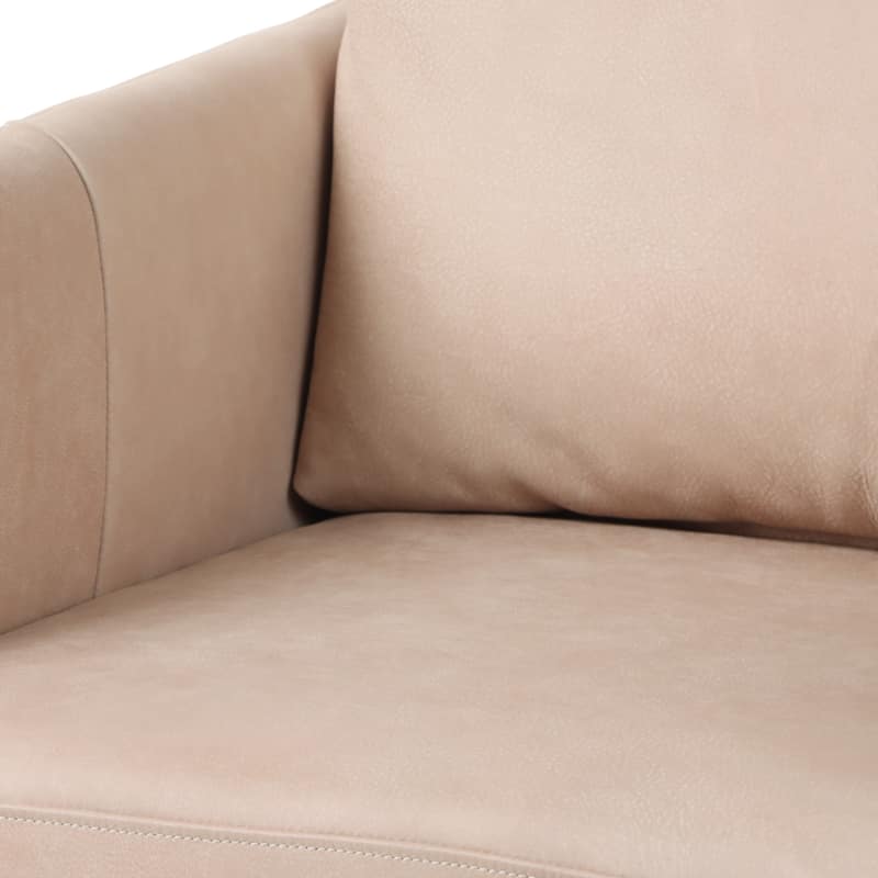 Fabric Armchair Comfortable Supportive Cushions Accent - 31" Ivory - 28" x 30" x 31"