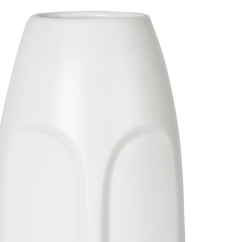 Sagebrook Home Neutral Modern Ceramic Face Vase
