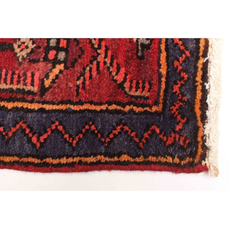 ECARPETGALLERY Hand-knotted Andelz Red Wool Rug - 4'5 x 6'7