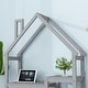 preview thumbnail 7 of 17, House-Shaped Wooden Writing Desk