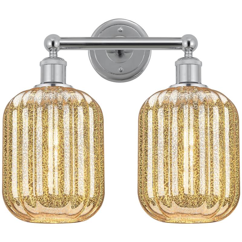 Innovations Lighting 616-2W-14-16 Preston Vanity Preston 2 Light 16" - Polished Chrome / Mercury