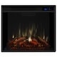 preview thumbnail 11 of 14, Frederick 72" Electric Media Fireplace in White by Real Flame - 72L x 15.5W x 30H