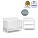 preview thumbnail 41 of 39, Crib and Change Table Nursery Set in A Box - 4 in 1 Convertible Crib & Changing Table with Water-Resistant Change Pad