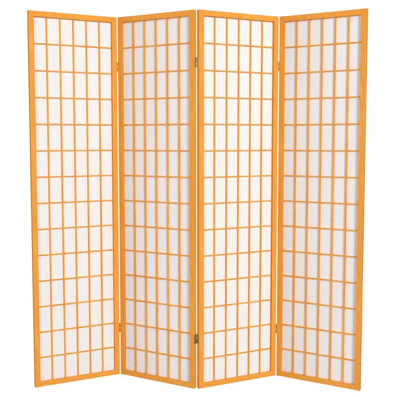 Wood and Rice Paper Windowpane Shoji Screen (China)