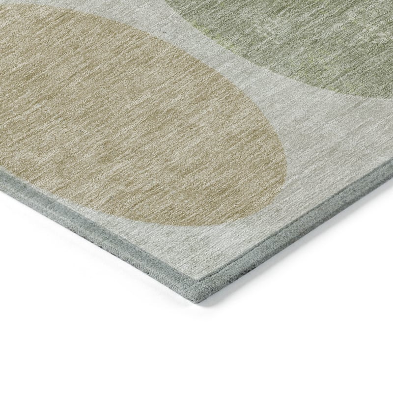 HomeRoots Geometric Transitional Rectangle Outdoor Rug