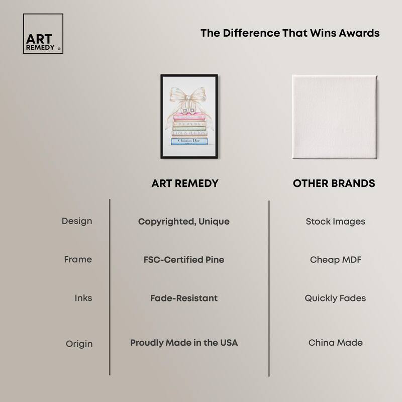 Heel and Luxury Books I Canvas by Art Remedy