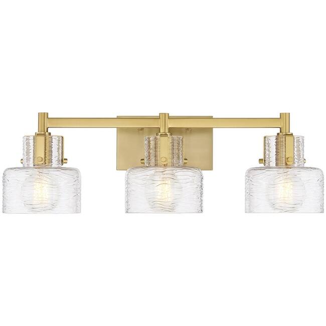 Savoy House 8-1030-3 Dover 3 Light 25" Wide Vanity Light - Warm Brass