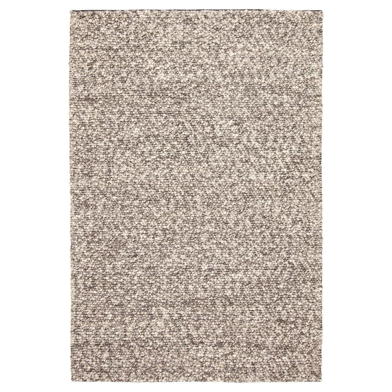 ECARPETGALLERY Braid weave Sienna Dark Brown Wool Rug - 5'2 x 7'5 - Brown - 5'2 x 7'5