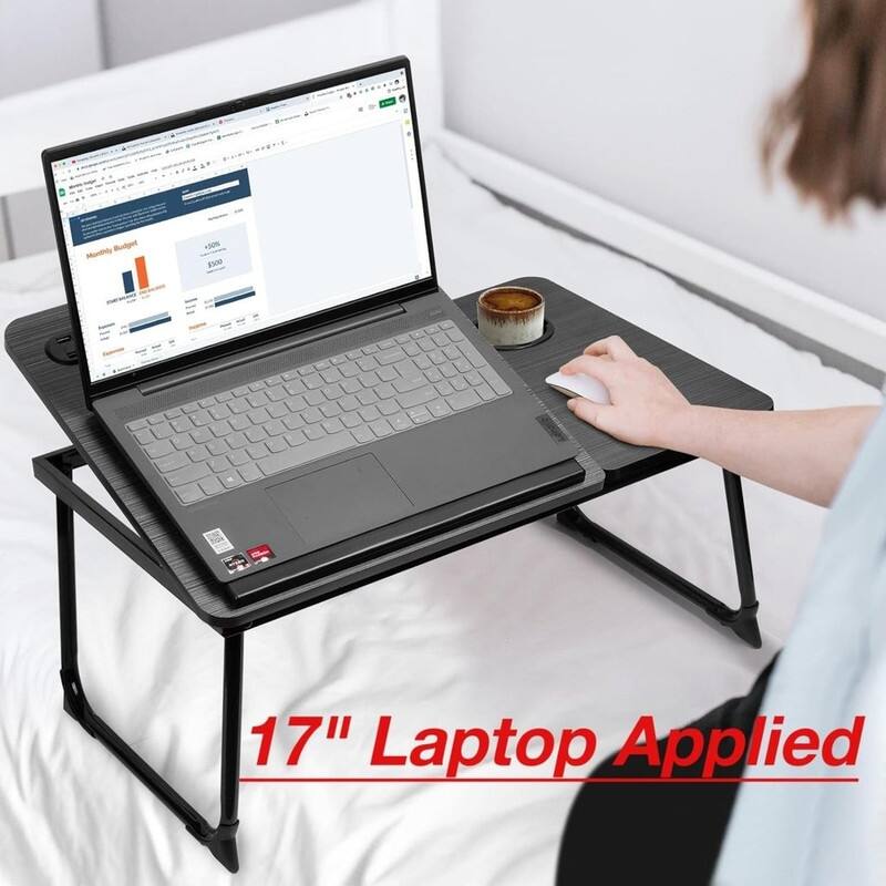 Adjustable Laptop Desk with Light