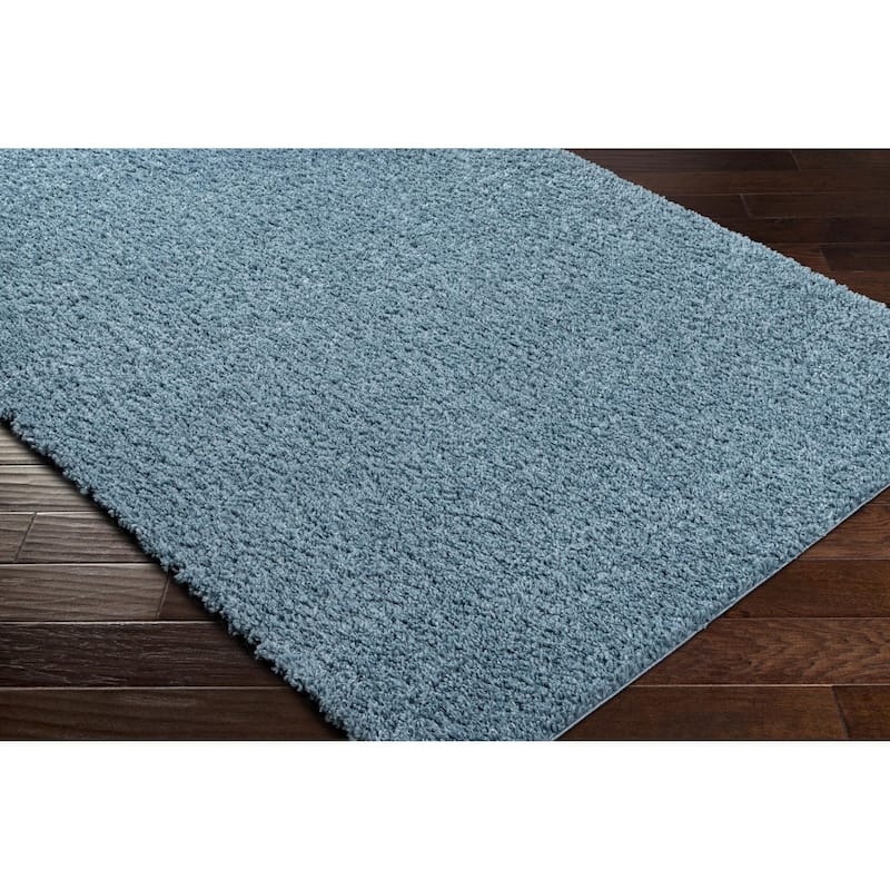 Livabliss Deluxe Shag Minimalist Medallion Area Rug