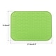 preview thumbnail 6 of 7, Silicone Dish Drying Mat, 8.5"x6" Under Sink Drain Pad Heat Resistant - 8.5 x 6 x 0.24 inch Green