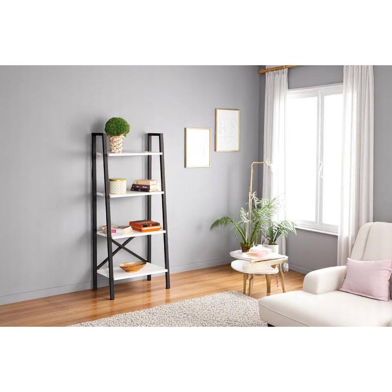 Leroy Modern Bookcase - White